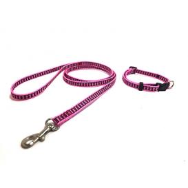 Reflective cat Collar & leash set 